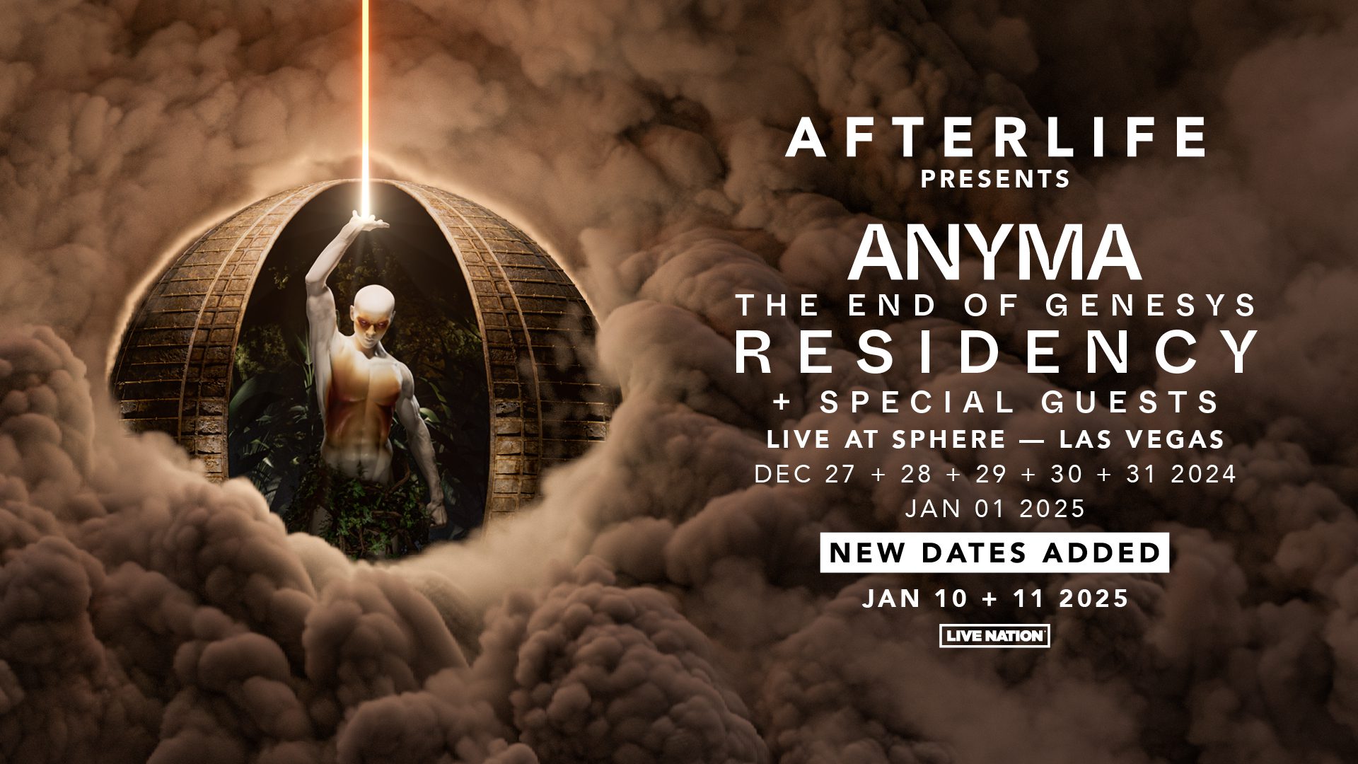 Afterlife Presents Anyma ‘The End Of Genesys’ Residency Announces